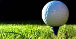Photo of a golf ball on a tee Photo of a golf ball on a tee